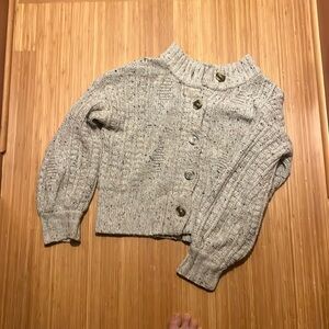 Madewell grey marled cardigan size XXS